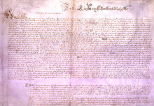 1628 schickte das englische Parlament König Karl I. die folgende Erklärung der bürgerlichen Freiheiten: